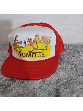 Headmost Yuma Arizona Hat Roadrunner Cap Snapback Mesh Wild E Coyote Trucker